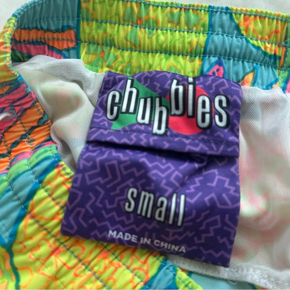 Chubbies | Euc - Hooligans Neon Pineapple Trunks … - image 4